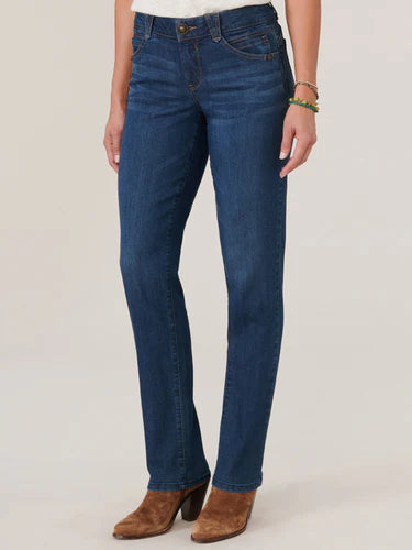 Booty Lift Straight Leg Indigo Jeans