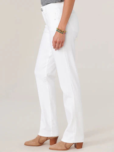 Petite White Straight Leg Jeans